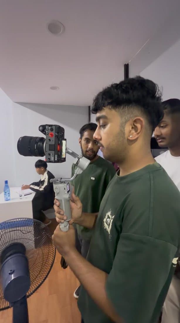 The Cine Films team at work